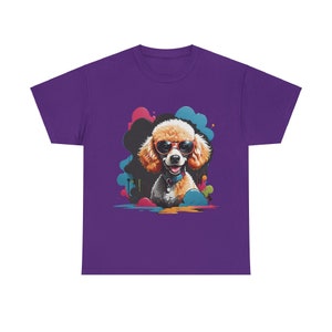 Poodle Cool Dog in Sunglasses T-Shirt
