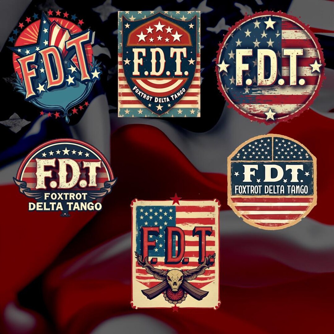 Fdt Sticker FDT Sticker - Foxtrot Delta Tango - 2.5