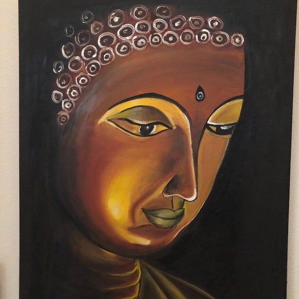 24x30 Buddha original oil painting