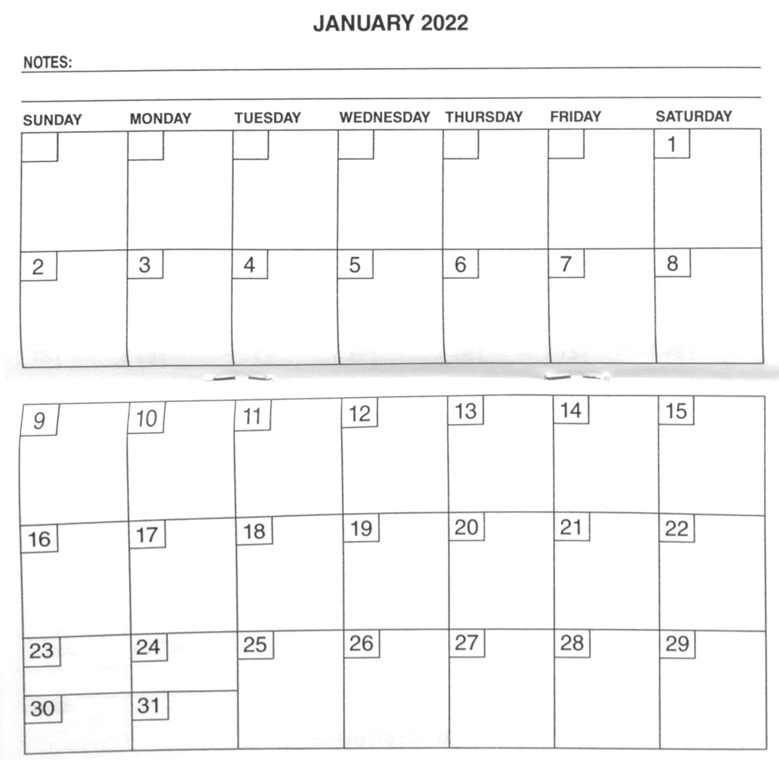 2 Year 2023 2024 Checkbook Size 3x 6 Calendar Etsy