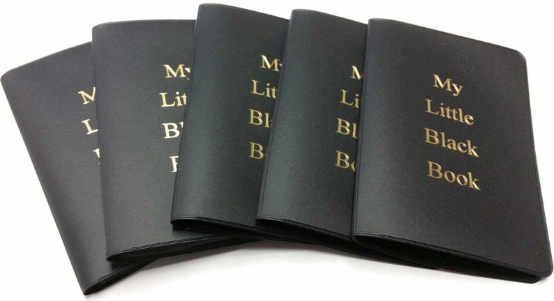 My Little Black Book Mini Credit Card Size Internet Password Address Phone Book bild 6