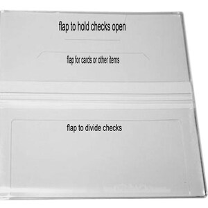 Checkbook Cover Green Large White Ombre Flower With Free 50 Page ...