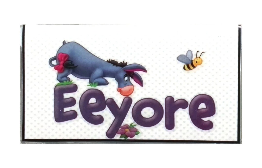 2 Year 2025 2025 Checkbook Size 3x 6 Calendar Planner Eeyore Notepad Etsy
