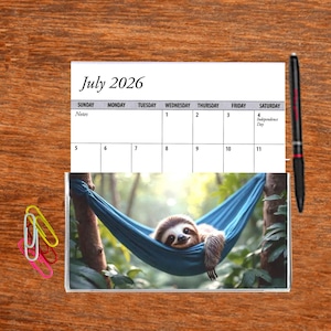 3 Year Pocket Calendar Planner with Notepad: Animal Cover Choice