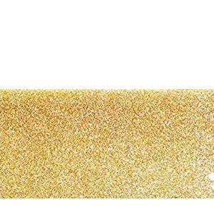Oversized Checkbook Cover Bling Gold Glitter with White Flower with Free Jumbo Big Low Vision Aid Check Register