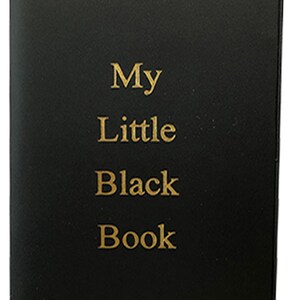 My Little Black Book Mini Credit Card Size Internet Password Address Phone Book bild 2