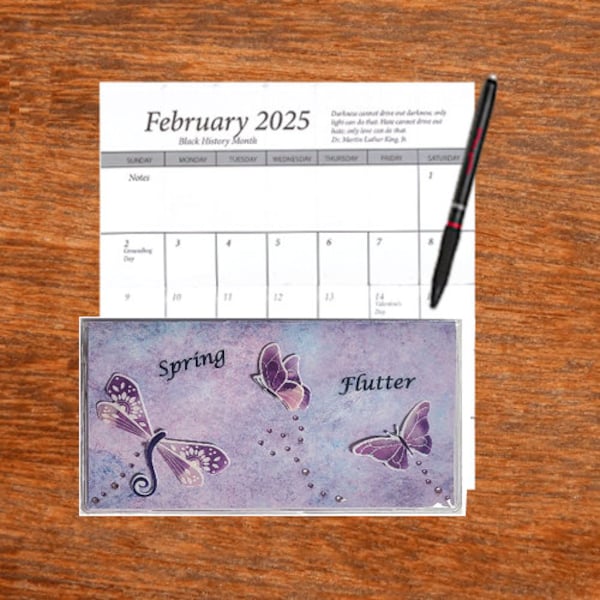 Your Style Choice * Spring Summer * 3 Year 2024 2025 2026 Pocket Calendar Planner  | Notepad
