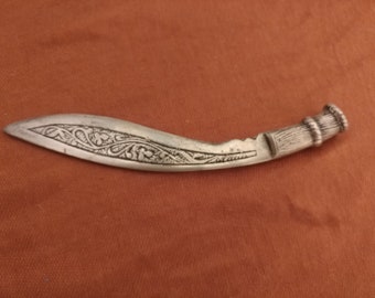 Curved Ornate Dagger Etsy