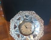 Vintage Waterford Crystal Lismore Diamond Clock