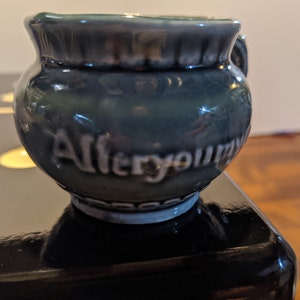 FREE SHIPPING- Antique Miniature Ceramic Chamber Pot with &quot;After You, My Dear&quot; on the Side