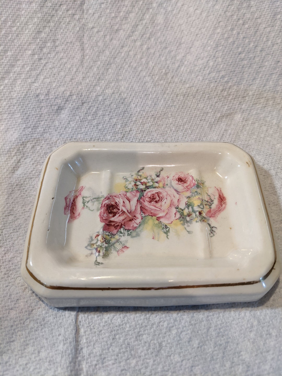 Vintage Porcelain Soap Dish
