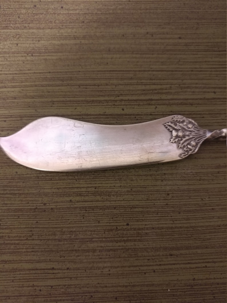 Flat Twisted Handle Butter Knife No Monogramming. Antique R/&B Silverplate flatware Thistle Pattern dates back to the early 1900/'s/'