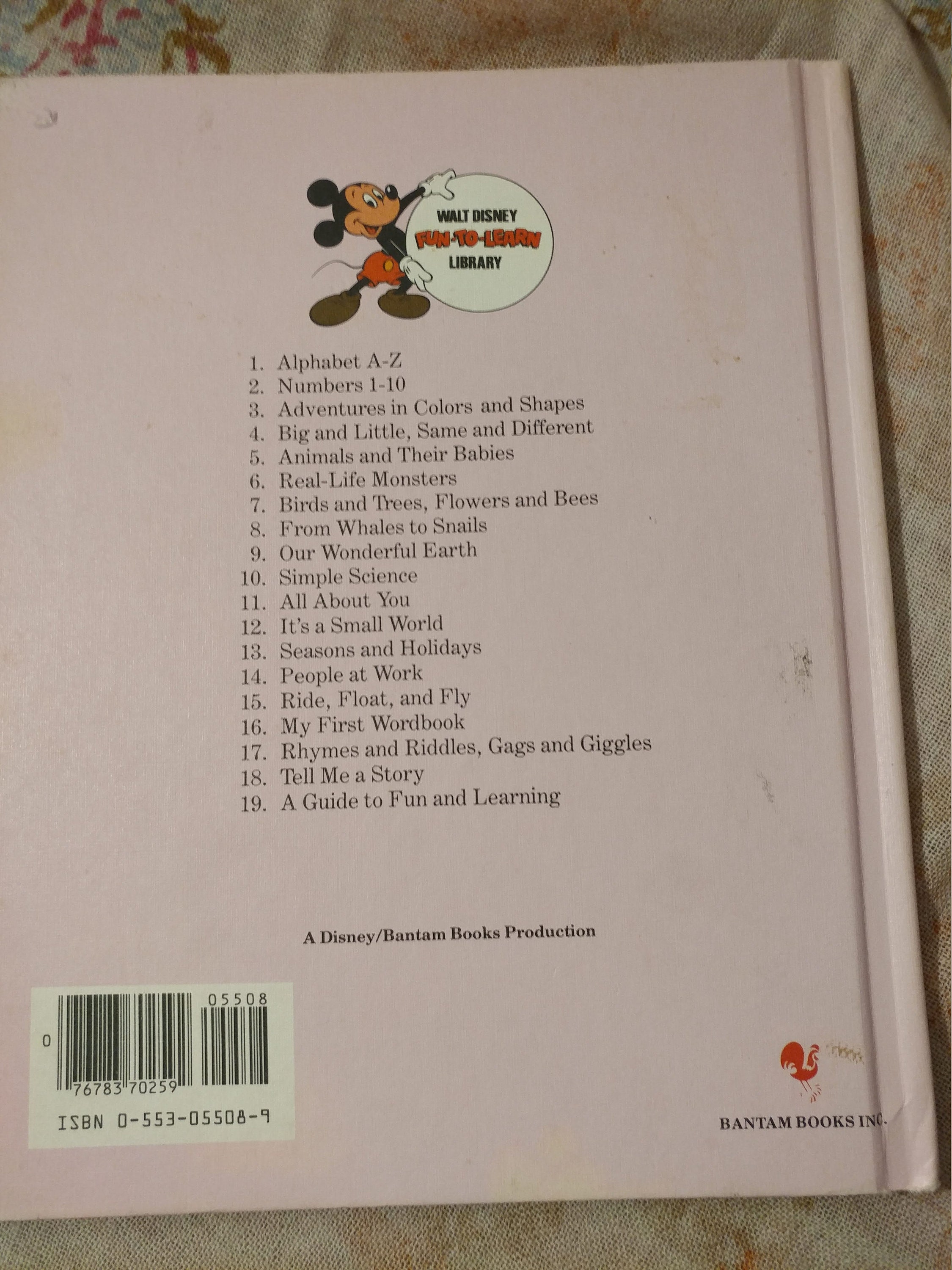 Vintage Disney Children's Books. Fun to Learn Library Etsy