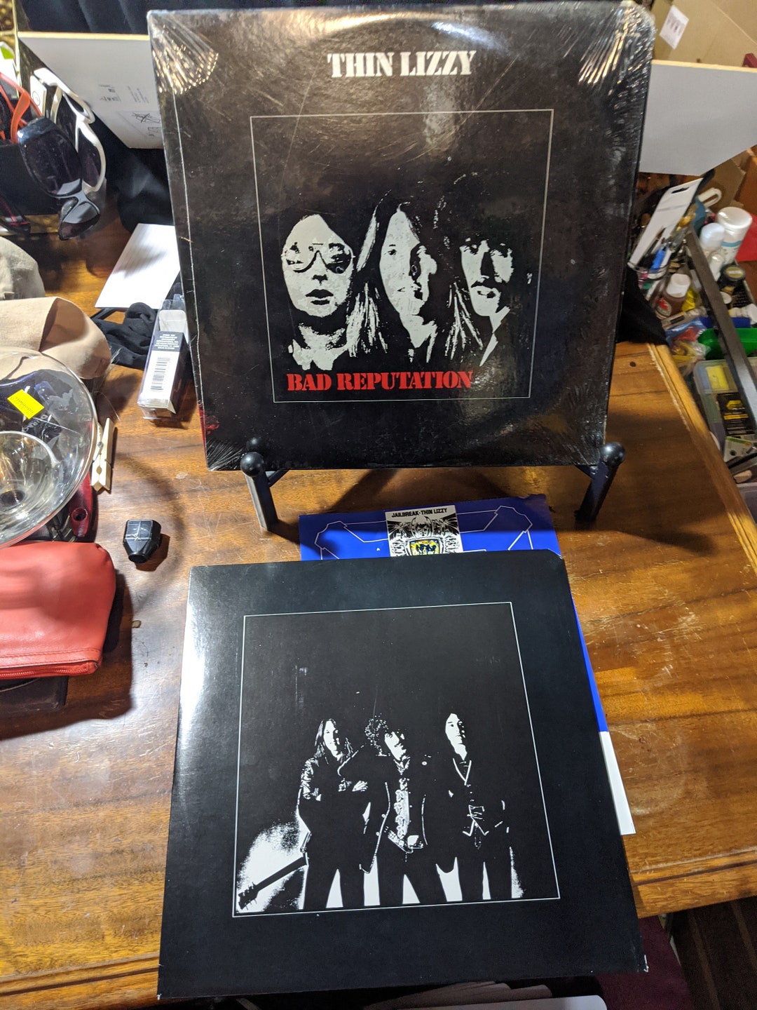 Bad Reputation Record Label FREE SHIPPING- Vintage 1977 LP Record Album- Bad Reputation by Thin ...
