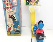 VINTAGE LINEMAR POPEYE The Basketball Player with Original Box
