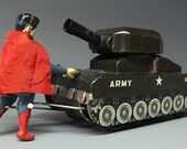 Super Rare Linemar SUPERMAN FIGHTING Turnover Tank