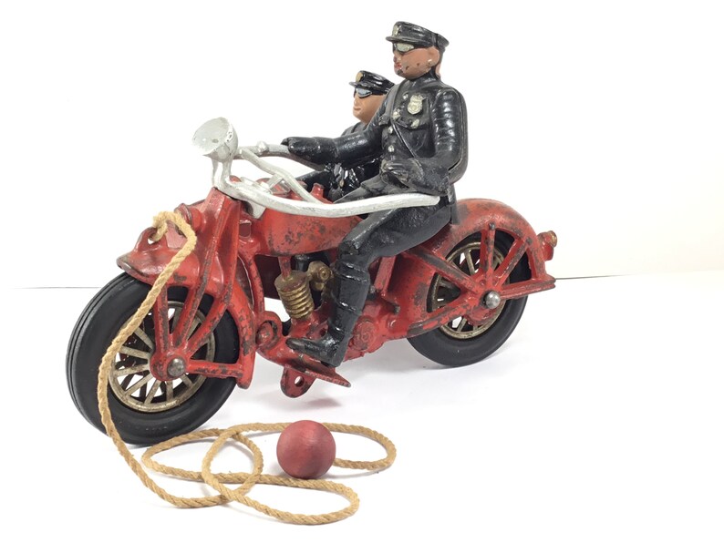 1 HUBLEY HARLEY DAVIDSON Cast Iron Motorcycle with Sidecar Etsy