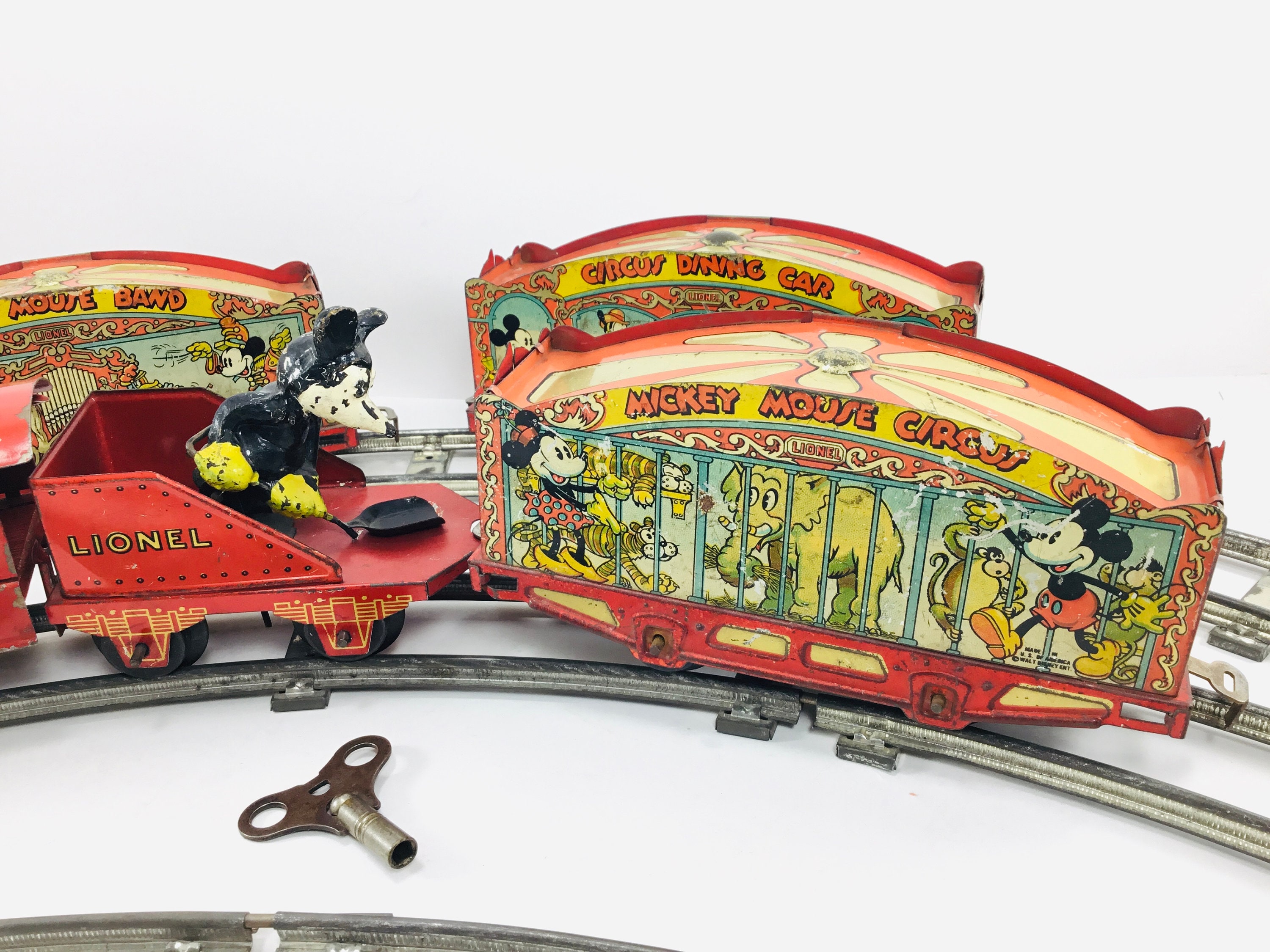 1 LIONEL DISNEY Mickey Mouse Circus Train Set Etsy