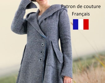PDF Patron Veste femme | Jensine Taille 34-46 Ebook + instructions de couture