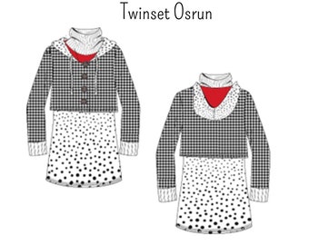 Jacket + shirt Osrun size 34-46 pattern