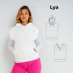 Sweater Lya tailles 34-54 Patron