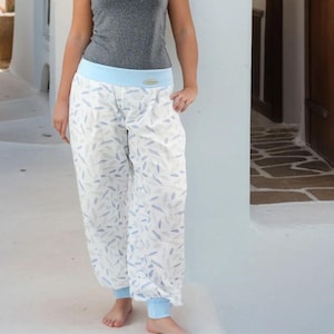 レディース ハーレムパンツ Pippa の PDF 縫製パターン、サイズ 34-54 | 電子書籍 + レディース ハーレムパンツの縫製手順 - サルエルパンツ - ハーレムパンツ