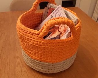 Large basket with handles