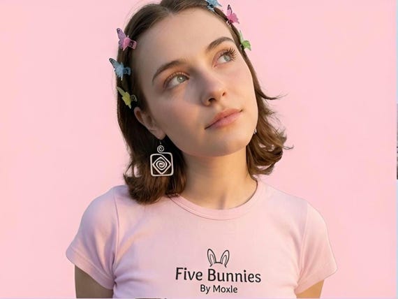 Y2K Vintage 90s Glam Starement Earrings, Millennial Glamour Jewelry, On Trend Gen Z