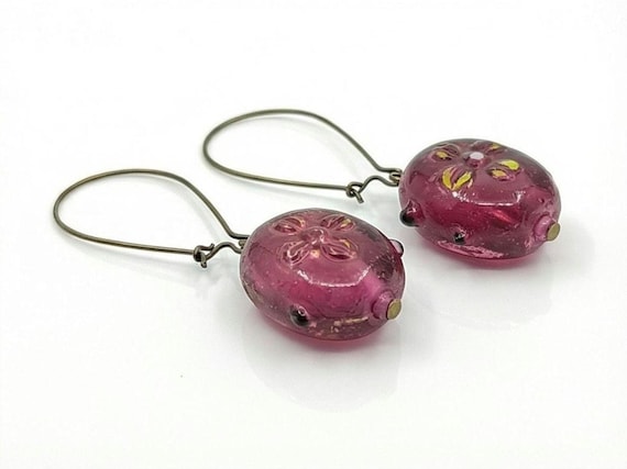 Y2K Vintage 90s Glam Statement Earrings, Millennial Glamour Jewelry, On Trend Gen Z