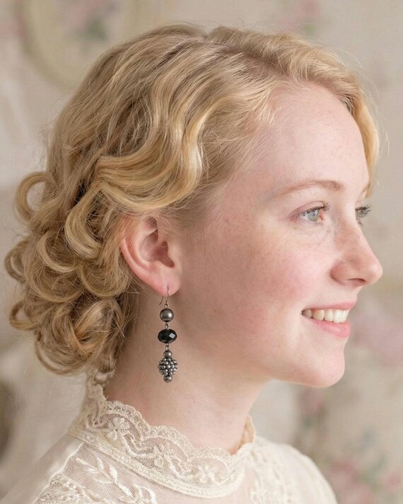 Y2K Vintage 90s Glam Statement Earrings, Millennial Glamour Jewelry, On Trend Gen Z