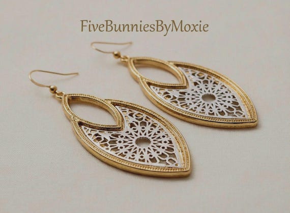 Y2K Vintage 90s Glam Statement Earrings, Millennial Glamour Jewelry, On Trend Gen Z