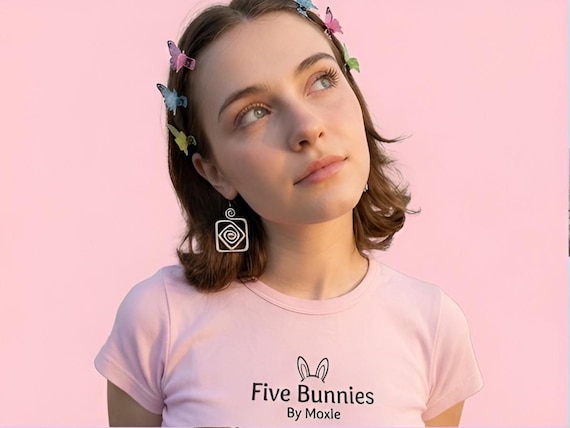 Y2K Vintage 90s Glam Starement Earrings, Millennial Glamour Jewelry, On Trend Gen Z