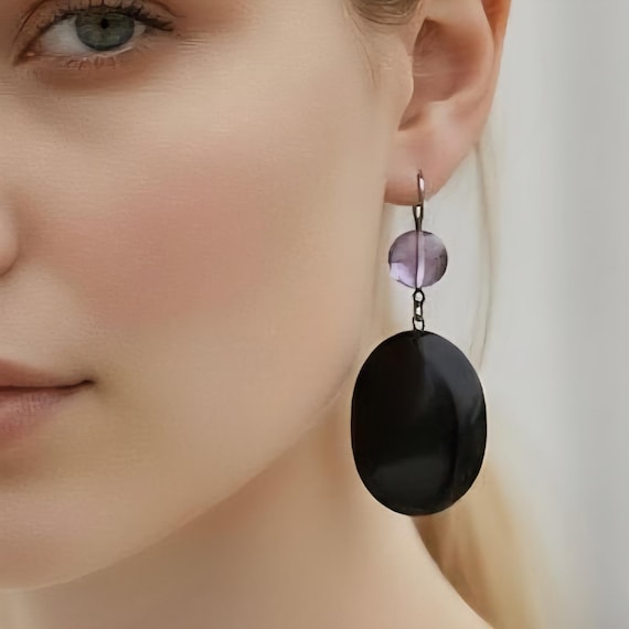 Vintage Y2K Glam Dangles, Millennial Glamour Jewelry