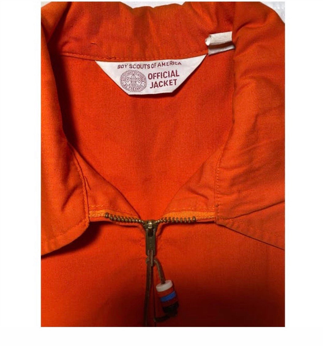 Official Boy Scouts of America Orange Letter Jacket Etsy