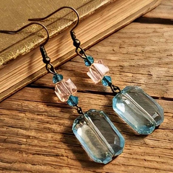 Vintage Y2K Shiny Dangles, Millennial Glamour Jewelry