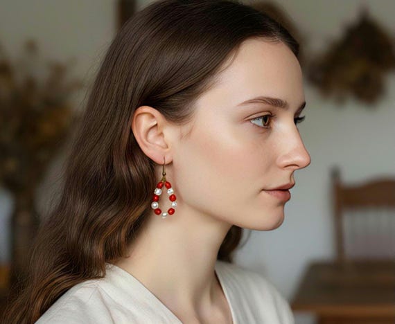 Y2K Vintage 90s Glam Statement Earrings, Millennial Glamour Jewelry, On Trend Gen Z