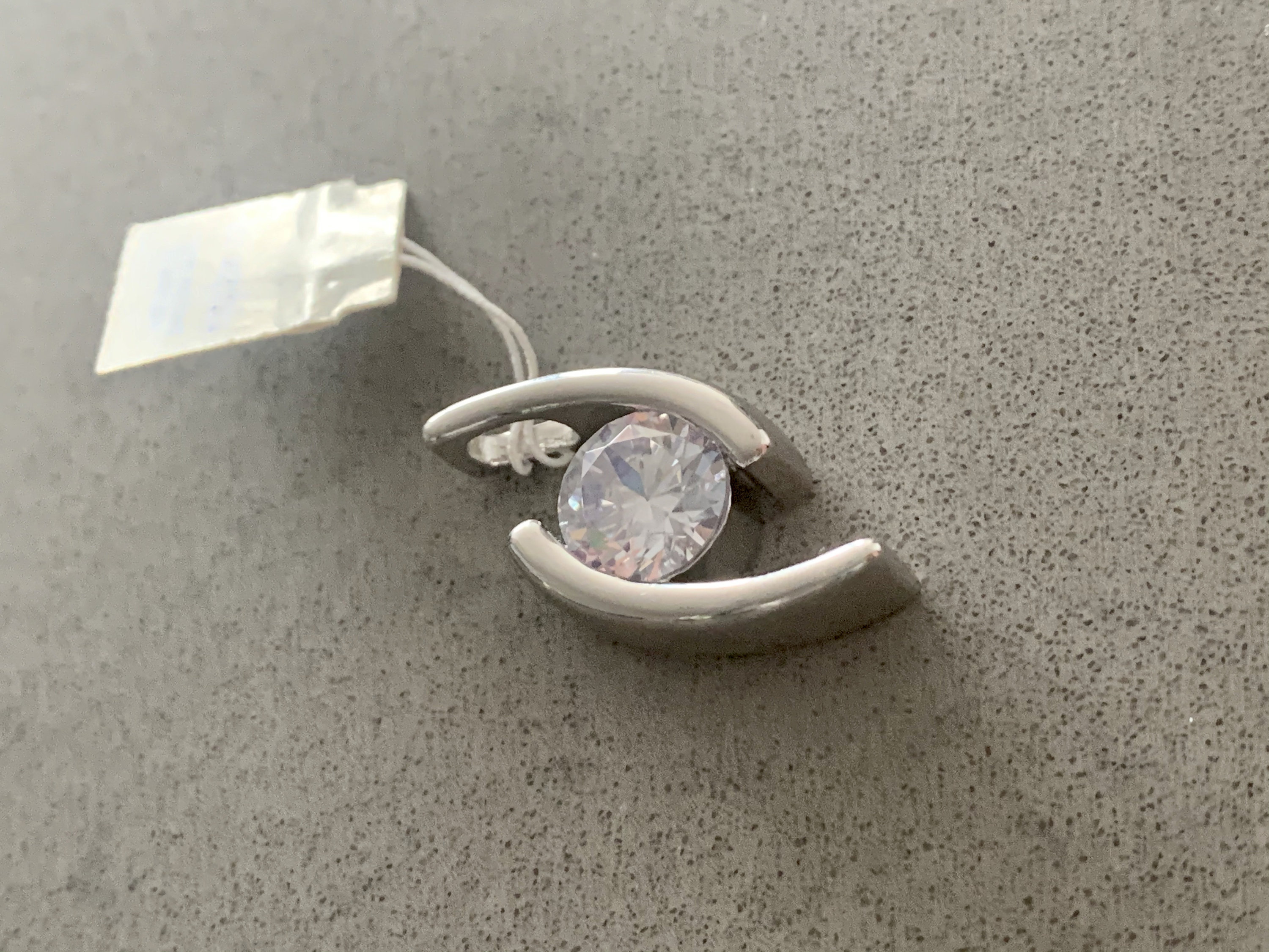 Make Your Own Minimalist Faux Diamond Necklace, DIR Jewelry, Modernist