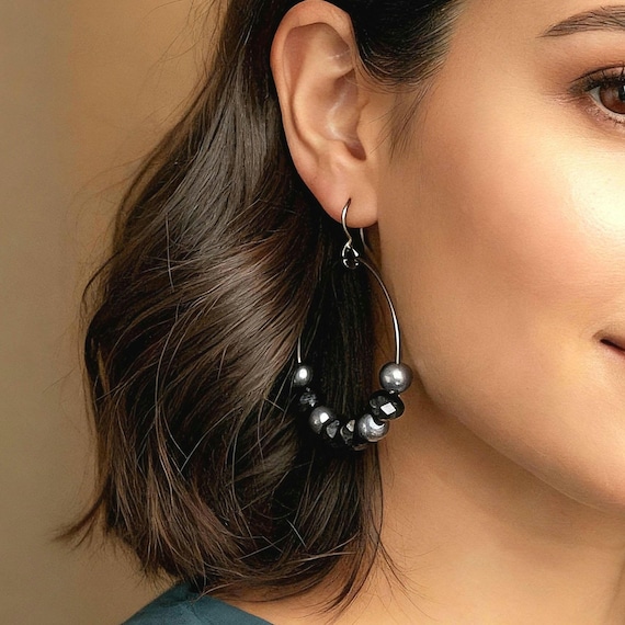 Vintage Y2K Colorful Dangles, Millennial Glamour Jewelry