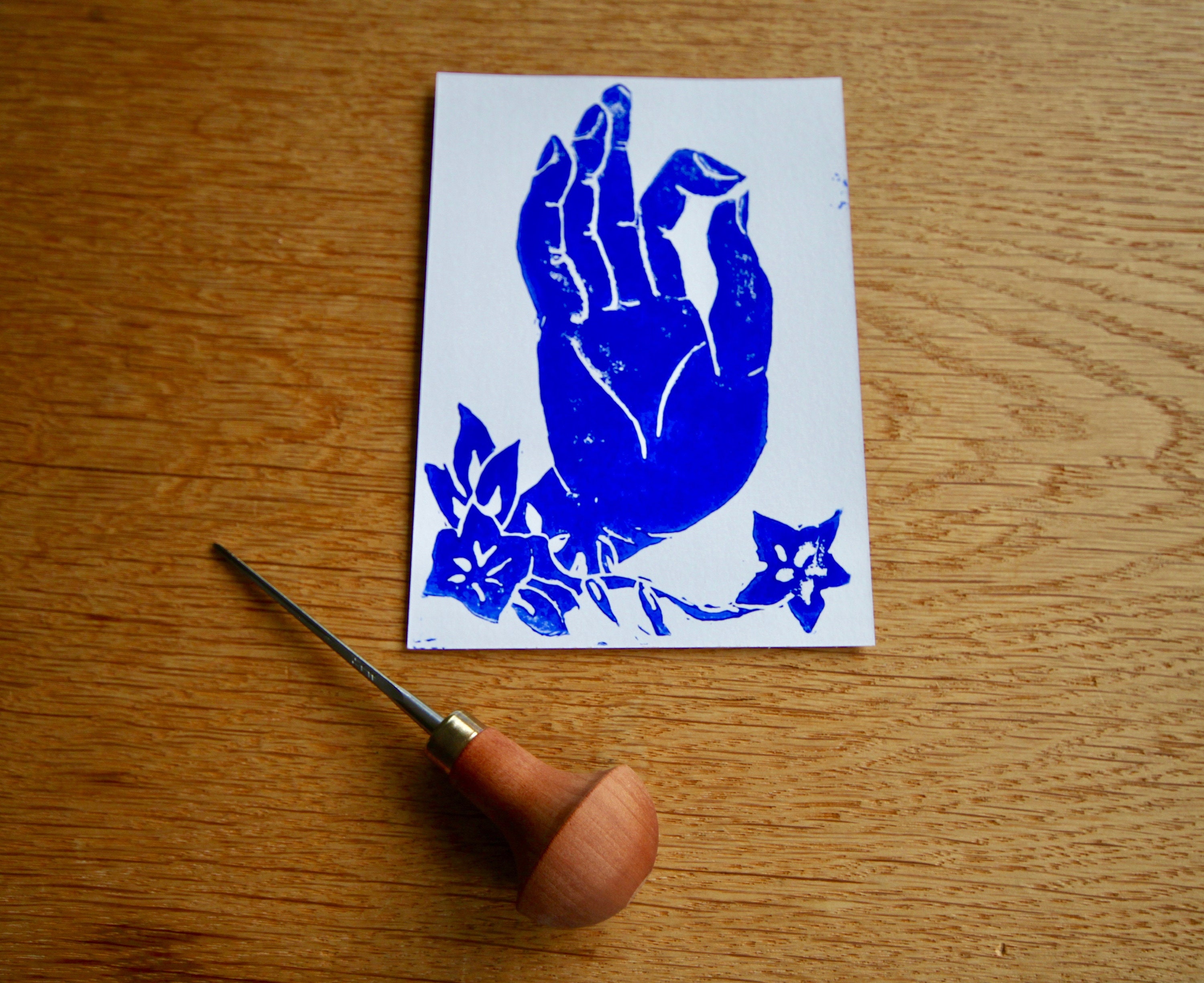 Tout Va Bien - Impression de Carte Postale Faite à La Main