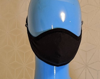 Basic Black Cotton Mask