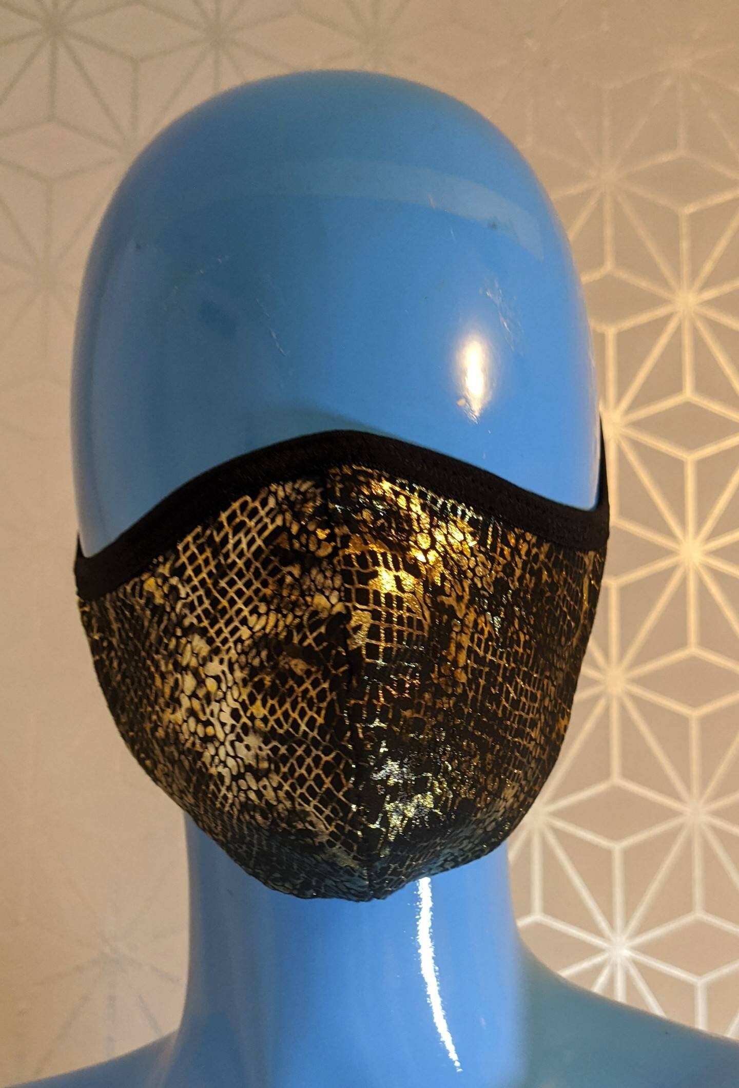 Gilded Cobra Mask Etsy