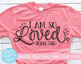 I Am Loved Svg Etsy