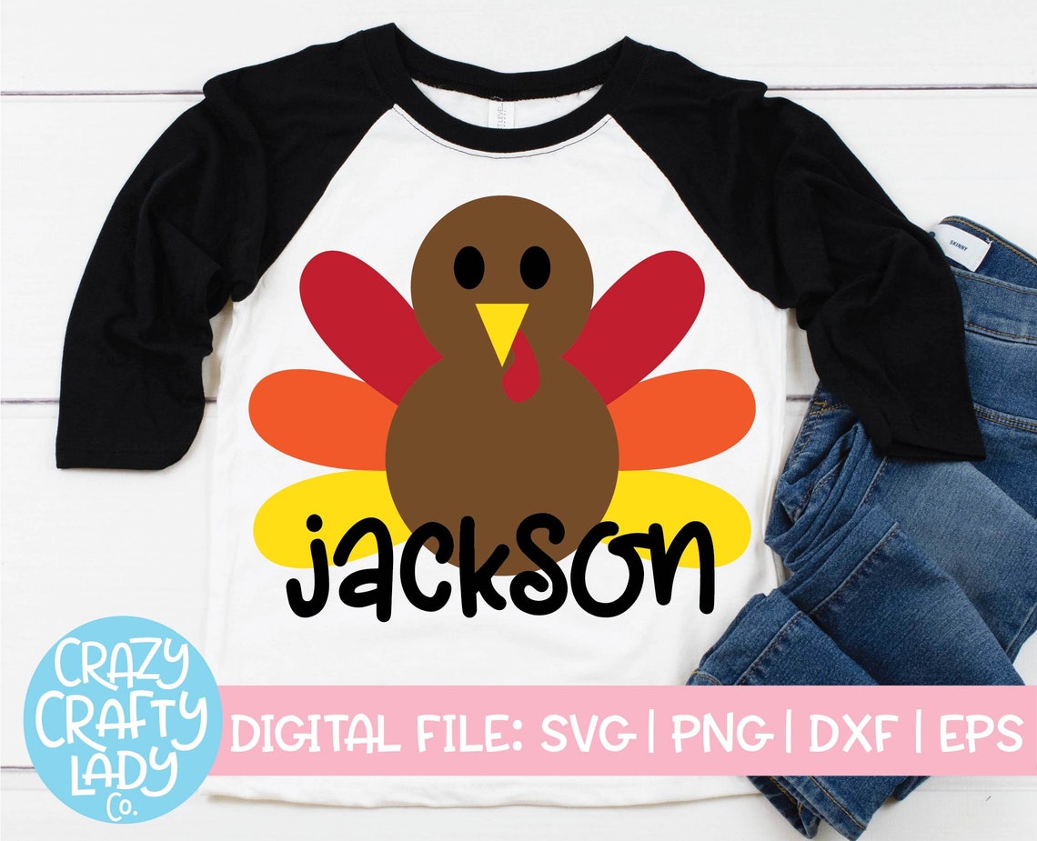 Kids' Thanksgiving SVG Bundle Fall Cut File Thanksgiving | Etsy