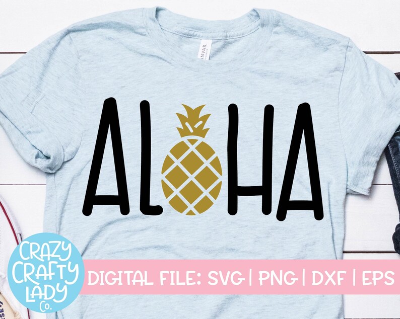 Download Aloha SVG Summer Cut File Hawaii Vacation Beach Shirt | Etsy