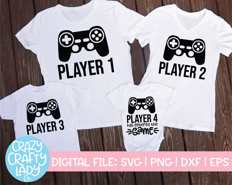 Download Player 4 Pregnancy SVG Bundle Has Entered the Game Video ...