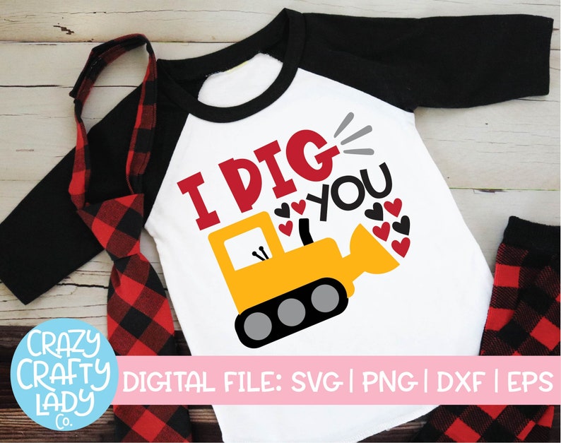 Download I Dig You SVG Valentine's Day Cut File Funny Digger | Etsy