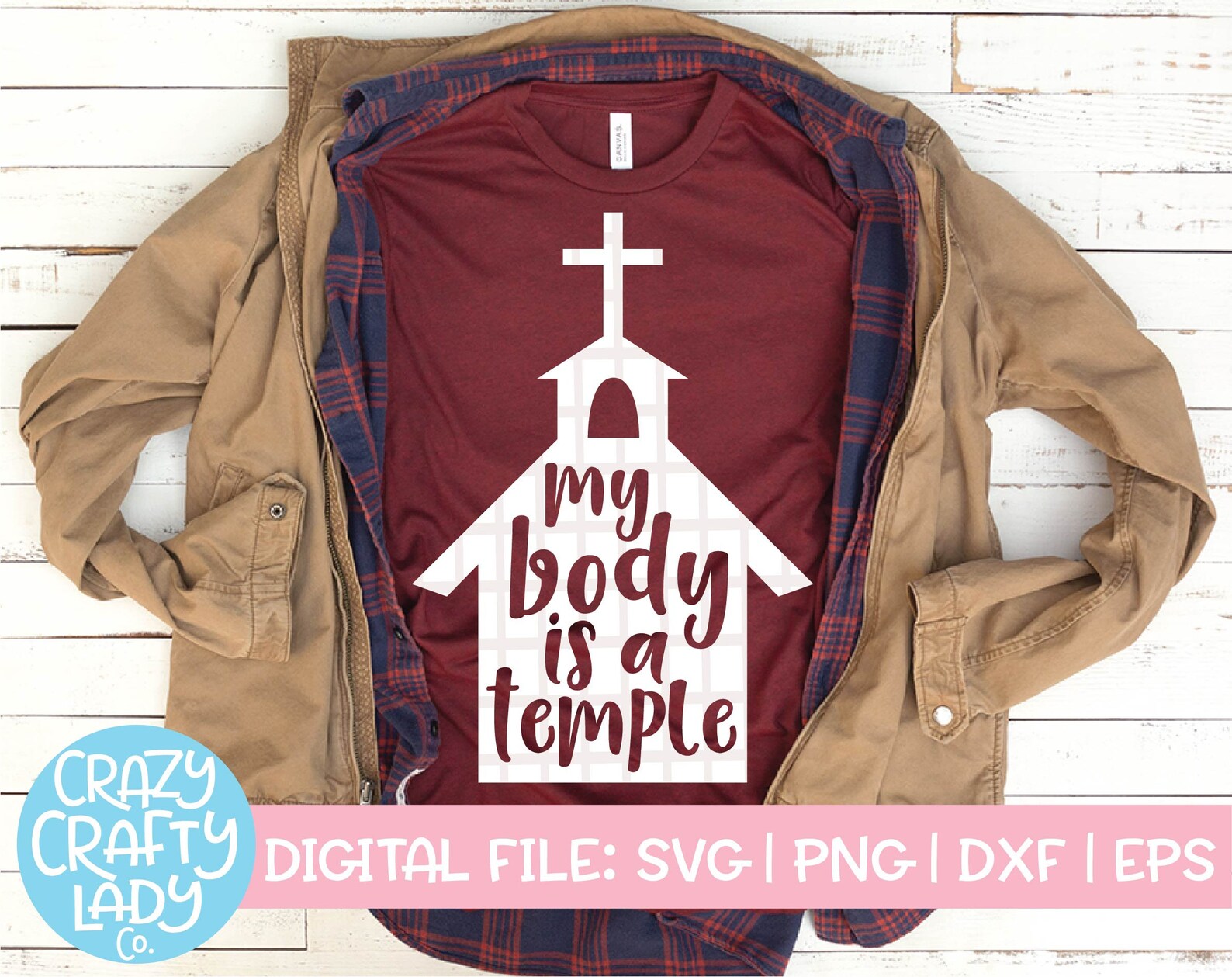 My Body is a Temple SVG Christian Cut File Bible Verse Etsy