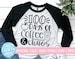 100 Days of Coffee & Chaos SVG, 100th Day of School Cut File, Teacher Design, Funny Saying, Shirt Quote, dxf eps png, Silhouette or Cricut 