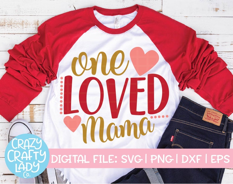 Download One Loved Mama SVG Valentine's Day Cut File Winter Mom | Etsy