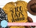 100 Days Brighter SVG, 100th Day of School Cut File, Kid's Saying, Funny Shirt Quote, Light Bulb Design, dxf eps png, Silhouette or Cricut 